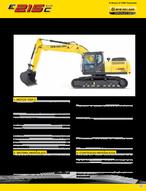 Rupsgraafmachines New Holland E215C EVO