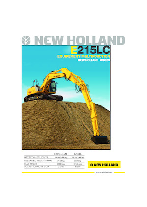 Rupsgraafmachines New Holland E215LC-ME