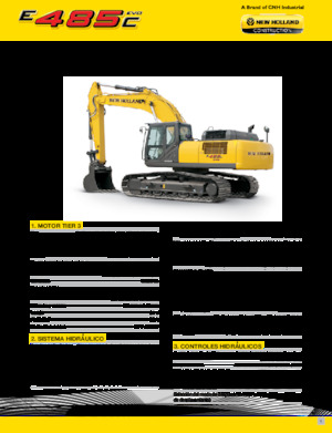 Rupsgraafmachines New Holland E485C EVO