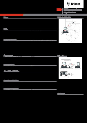 Rupsgraafmachines Bobcat E60