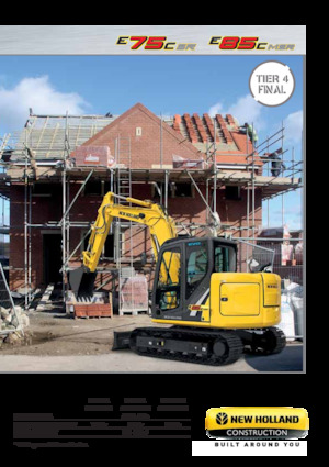 Rupsgraafmachines New Holland E75C SR LC