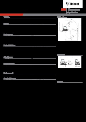 Rupsgraafmachines Bobcat E80