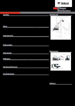 Rupsgraafmachines Bobcat E88