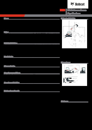 Rupsgraafmachines Bobcat E88