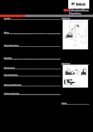 Rupsgraafmachines Bobcat E88