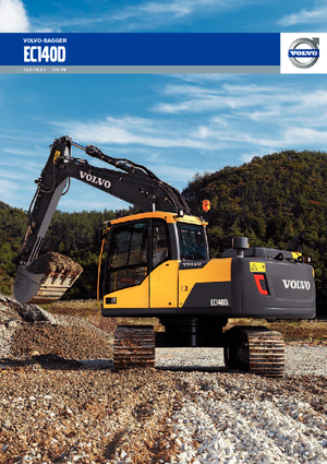 Rupsgraafmachines Volvo EC140DL