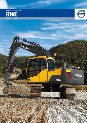 Rupsgraafmachines Volvo EC140DL