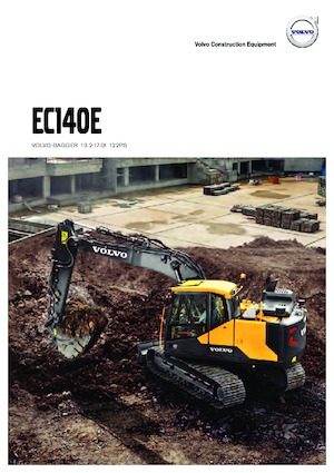 Rupsgraafmachines Volvo EC140ELM