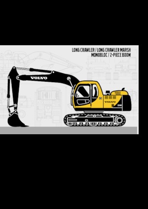 Rupsgraafmachines Volvo EC140LC