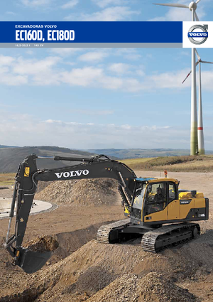 Rupsgraafmachines Volvo EC160DL