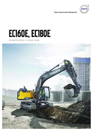 Rupsgraafmachines Volvo EC160ENL