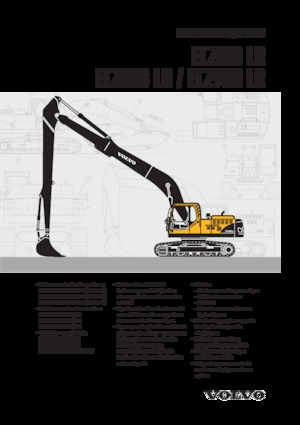 Rupsgraafmachines Volvo EC210B
