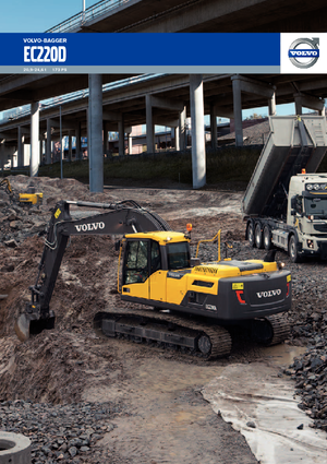 Rupsgraafmachines Volvo EC220DNL