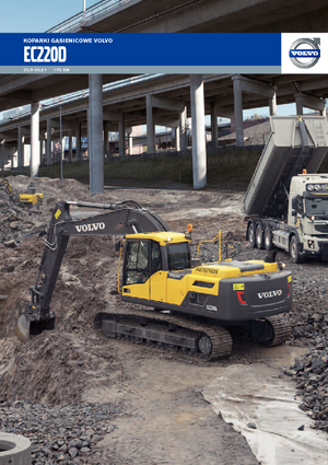 Rupsgraafmachines Volvo EC220DNL