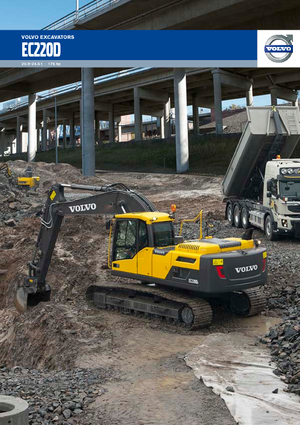 Rupsgraafmachines Volvo EC220DNL