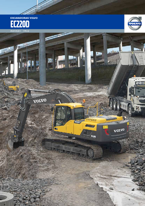 Rupsgraafmachines Volvo EC220DNL