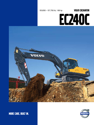 Rupsgraafmachines Volvo EC240CL