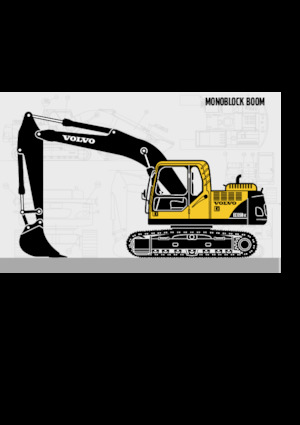 Rupsgraafmachines Volvo EC135B LC