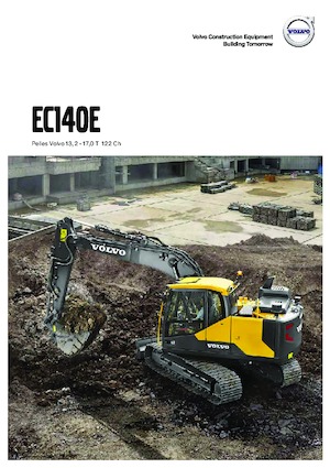 Rupsgraafmachines Volvo EC140ELM