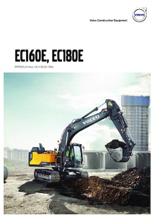 Rupsgraafmachines Volvo EC180EL