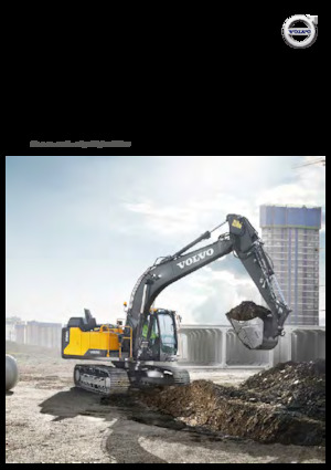 Rupsgraafmachines Volvo EC160EL