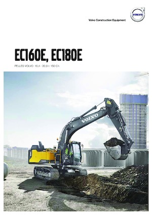Rupsgraafmachines Volvo EC180EL