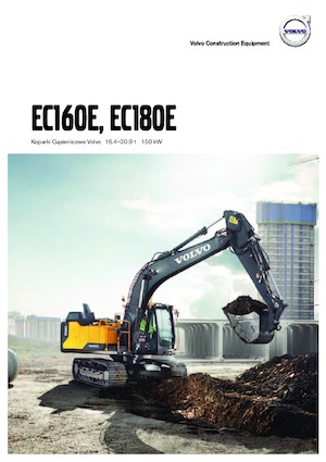 Rupsgraafmachines Volvo EC180EL