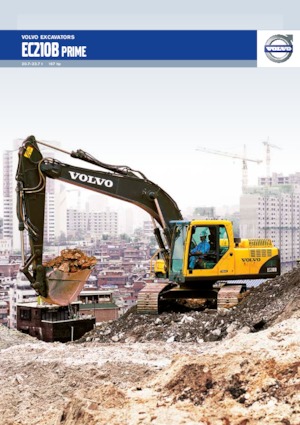 Rupsgraafmachines Volvo EC210B Prime