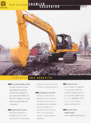 Rupsgraafmachines New Holland EC215