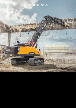 Rupsgraafmachines Volvo EC300E Straight Boom NL