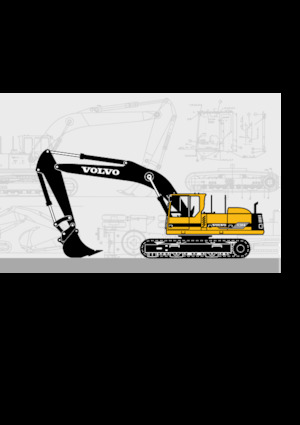 Rupsgraafmachines Volvo EC340