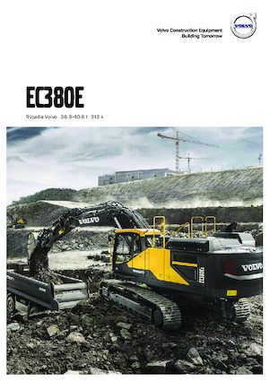 Rupsgraafmachines Volvo EC380ENL