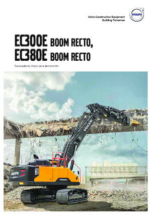Rupsgraafmachines Volvo EC300EN Straight boom