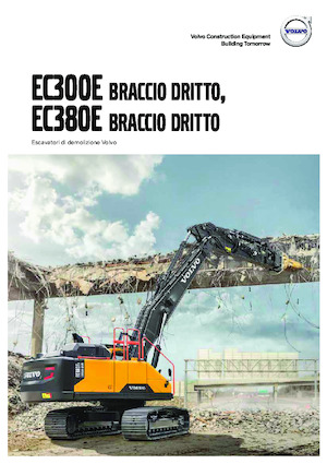Rupsgraafmachines Volvo EC300EN Straight boom