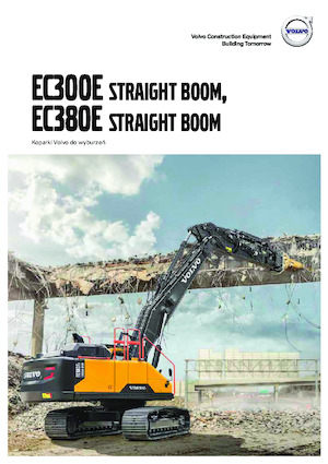 Rupsgraafmachines Volvo EC300EN Straight boom