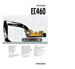 Rupsgraafmachines Volvo EC460
