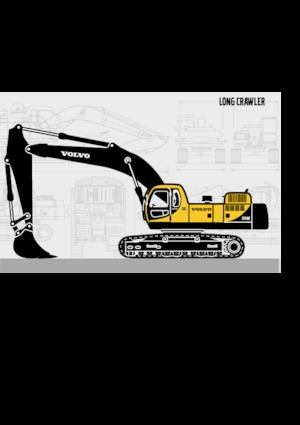 Rupsgraafmachines Volvo EC460LC