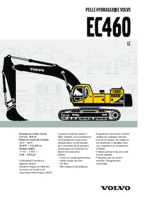 Rupsgraafmachines Volvo EC460LC