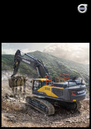 Rupsgraafmachines Volvo EC550E