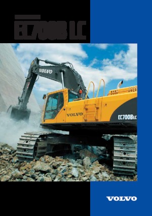 Rupsgraafmachines Volvo EC700BLC