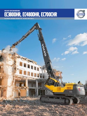 Rupsgraafmachines Volvo EC700CHR