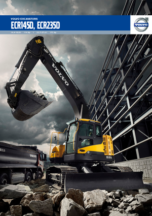 Rupsgraafmachines Volvo ECR145DL