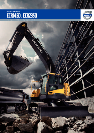 Rupsgraafmachines Volvo ECR145DL