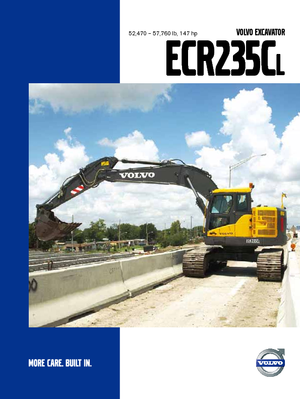 Rupsgraafmachines Volvo ECR235CL