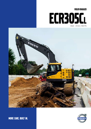 Rupsgraafmachines Volvo ECR305CL
