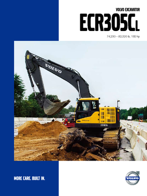 Rupsgraafmachines Volvo ECR305CL
