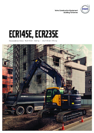 Rupsgraafmachines Volvo ECR235E