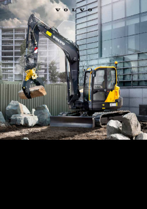 Rupsgraafmachines Volvo ECR88D