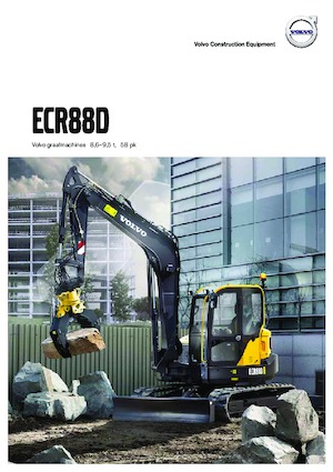 Rupsgraafmachines Volvo ECR88D