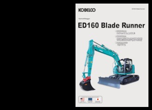 Rupsgraafmachines Kobelco ED 160-3